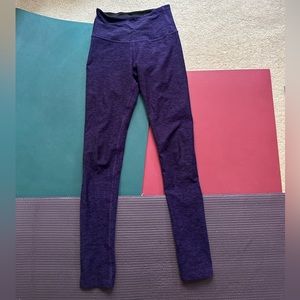 Beyond Yoga Purple Space Dye Yoga Pants S Small